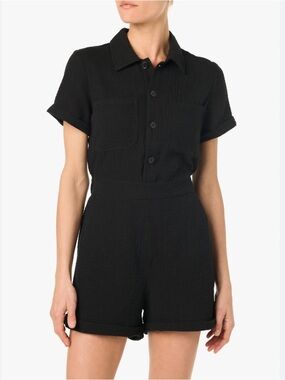 Joe’s Jeans Women’s Black Gauze Romper New!